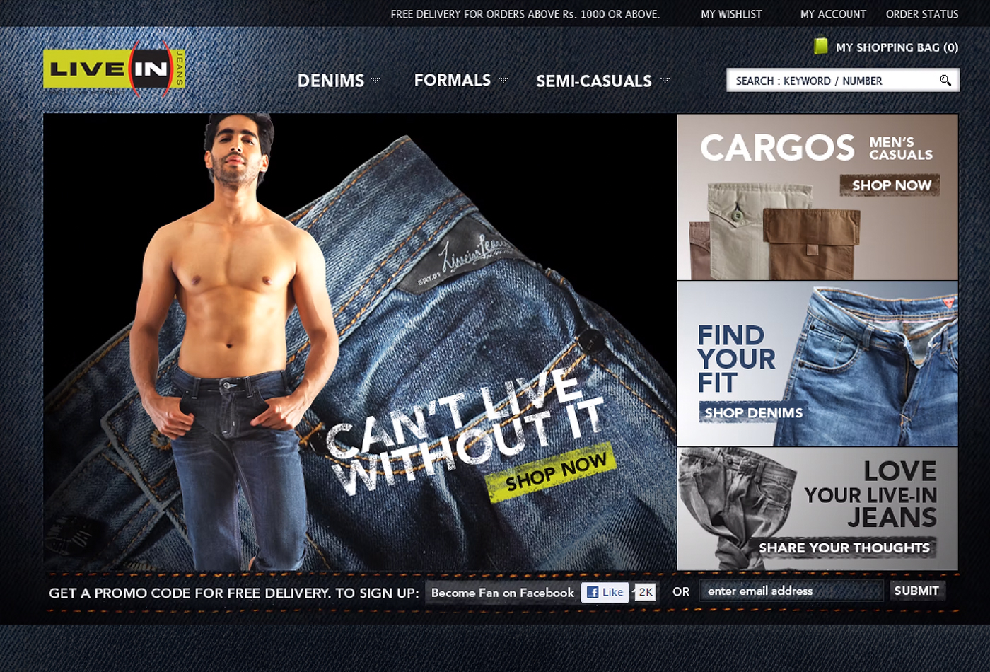 Live In Jeans hero